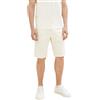 TOM TAILOR Bermuda Shorts, Uomo, Bianco (Creme 13808), 31