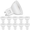 ZIKEY Lampadine GU10 Dimmerabili, 5W LED Lampadina, Bianco Caldo 3000K, 450LM, 50W Equivalente, 38° Angolo del Fascio, Risparmio Energetico LED GU10, Confezione da 10