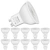 ZIKEY Lampadine GU10 Dimmerabili, 5W LED Lampadina, Bianco Freddo 6500K, 450LM, 50W Equivalente, 38° Angolo del Fascio, Risparmio Energetico LED GU10, Confezione da 10