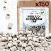 ORINKO® Perle di Ceramica EM Grigie x150 - Filtrazione Naturale per Acqua Rubinetto - Anticalcare per Elettrodomestici e Vasi Piante - Durata 10 Anni - Microorganismi Efficaci senza Plastica