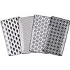 vancasso Haruka Piatti da Portata Rettangolari, 26,8 cm - Servizio Piatti Giapponese per Sushi in Porcellana, Piatti da Portata per Dessert, Antipasti, Sushi e Insalata, Set di Piatti da 4