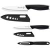 Qianying Coltello Ceramica Cucina Set di 3 Coltelli Da Ceramica per Verdure Professionali