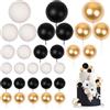 CHONGQILAO 30 Pezzi Decorazioni per Torte a Palline, Topper Foam Ball Torta, Palline Decorative per Torte, Palla Cake Topper Decorazioni, Mini Palloncini Cake Topper Palline per Matrimonio Festa Compleanno