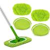 2 Pezzi Panni Lavapavimenti per Swiffer,Cuffie Microfibra per