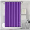 LUKDUNG Tenda da bagno, 180 x 180 cm, antimuffa, in plastica, impermeabile, lavabile, in PEVA Shower Curtain con 12 anelli per tenda da doccia, colore: lilla