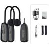 Microfono wireless a clip per sassofono e ottone con portata wireless 160 piedi