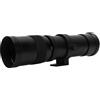 VBESTLIFE Lente Teleobiettivo della Fotocamera, Manuale Focale da 420 Mm a 800 Mm Focus F8.3 a F16 con Tutta la Struttura in Metallo per la Telecamera a Specchio a Supporto RF (BLACK)