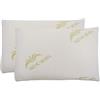 Generico COPPIA CUSCINI FIOCCO MEMORY FOAM FODERA ALOE VERA ORTOPEDICO ERGONOMICO ITALIA