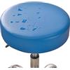 ZZDZW 1/2/4/6 Pezzi Copri Pouf Da Bar Rotondo Impermeabile Pelle PU Copriseduta Sedie Alta Elasticità Fodera Per Sedia Cuscino Copridivano Coprisgabello Da Bar Elastico Per Sedie ( Color : Blu scuro , Size
