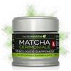 Mondomatcha Tè Verde Matcha Biologico Giapponese 30g - Grado Cerimoniale Premium, Macinato a Pietra - Polvere di Matcha Bio Originale dal Giappone