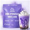 Ubedia Polvere di Ube - 100 grammi - Polvere 100% pura Ube naturale - Origine Filippine, senza additivi o coloranti, ideale per bevande e pasticcerie