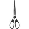 herlitz 50027194 - Forbici my.pen per mancini, colore: Nero/Bianco