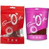SnackOMio Venandi Animal Succosi Straccetti di Filetto di Petto di Anatra - Mastica Premium per Cani, 70G - 70 g & Venandi Animal Delicati Straccetti Di Filetto Di Petto Di Coniglio