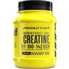 ProAction Creatina Monoidrata in Polvere | 100% Creatina Monoidrato Pura per Forza, Energia & Resistenza | Solubile & Senza Additivi | Aumento della Massa Muscolare | 50 Porzioni