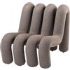 Moustache - Divano modulabile Extra Bold Sofa - Marrone - Schiuma ad alta resilienza - Designer Big Game