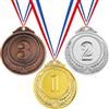 Ymapinc Medaglie per premi, 3 pezzi oro argento bronzo medaglie 1 ° 2 ° 3 ° posto Medaglie premio per premi per adulti, premi vincitori in stile olimpico per tornei di feste sportive premi concorsi