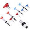 Tbest Tees Golf,Magnetico Tee, 4 Pezzi Magnete Tee Flessibile Plastica Magnetica Tees Set Strumento di Allenamento Pratica Accessorio Sostituzione per Il