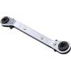 gohantee Chiave a cricchetto per refrigerazione, 4 diverse misure, 1/4 x 3/16 quadrata x 3/8 x 5/16, chiave a cricchetto per aria condizionata