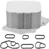 Anlseiod Raffreddatore ad olio compatibile con Berlingo C2 C3 C4 C5 peugeot 206 207 208 2008 308 3008 Partner Mini R56 C-Max Fiesta Focus Radiatore olio 3M5Q6A642AA 11427805976