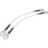 Keenso 2 pezzi in acciaio inox camion portellone posteriore porta cavi pickup truck portellone cavo set di supporto 44 cm / 17in