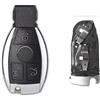 kuyuansu Auto Remoto Chiave Shell Caso per Benz NEC C E R S CL GL SL CLK SLK Bga Dopo 2000 Anni (3B-Doble portapilas)