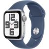 Apple Smartwatch ( OLED ) WATCH SE 2ND Alluminio GPS Sport Silver e Blue 40 mm