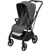 Maxi-Cosi Leona² Passeggino ultra compatto e leggero, chiusura con una mano, seduta reversibile, schienale regolabile, 3 posizioni, reclinazione piatta, 0-4 anni (0-22 kg), Twillic Graphite