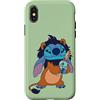 Disney Stitch in Scar Costume Halloween Disney Villains Custodia per iPhone X/XS