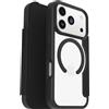 OtterBox React Folio MagSafe cover per iPhone 17 Pro, Trasparente/Nero | Custodia con MagSafe,anti urti e cadute, sottile,a libro, slot carte di credito, testata a norme MIL STD 810G