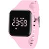 aswan watch Orologio Digitale Bambina Bambino con Contapassi,Calorie e Distanza senza App,Sveglia, Cronometro, Data, Luce-Orologio da polso Ragazza Ragazzo con Cinturino in Silicone