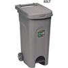 Stefanplast Urban Eco System Bidone Carrellato da 80Lt con Ruote e Pedale
