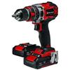 Einhell trapano avvitatore a percussione brushless 18v te cd 18 50 li i bl 2 batterie