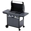 Campingaz Barbecue Gas Select 3 Exs con Griglie in Ghisa e Accensione Piezoelettrica per Cotture Uniformi e Controllo della Temperatura Preciso