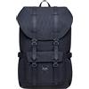 KAUKKO Zaino per computer portatile Borsa esterna funzionale per viaggi e campeggio Zaino per studenti universitari, Nero [Ep5-18], L, Zainet