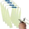 LIUYIDM Fasce Elastiche di Gomma Catapulta in Lattice 4 Pezzi Elastico Arbalete 0,8 mm di Spessore Elastici Bande Elastiche per Elastici Ricambio Fionda Piatta, Caccia all'aperto (Verde)