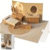 PACKLIST® Biglietto Pop-Up Buono Massaggio - Regalo Benessere 3D per Coppie, Donne & Uomini - Biglietto Buono Regalo Originale Compleanno, Anniversario, Natale - Regala puro relax!