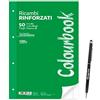 Gicaprice 50 Fogli Ricambi A4 Rinforzati con banda laterale antistrappo, 90 grammi + OMAGGIO PENNA TOUCH GICAPRICE (Rigo Q)
