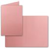 FarbenFroh by GUSTAV NEUSER 25 Biglietti pieghevoli B6 - rosa antico (rosa) - 12 x 17 cm - biglietti doppi vuoti per inviti, biglietti di auguri - adatti per stampanti - serie: FarbenFroh