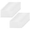 KLYNGTSK 30 Pezzi A6 Formato 6 Fori Raccoglitore in PVC Tasca per Raccoglitore 6 Fori Cerniera Borsa a Fogli Mobili Trasparente Per Cancelleria, Contanti