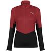 Salewa Puez Polarlite Half Zip Fleece Women, syrah/0910, M