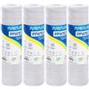 PUREPLUS 4 Pack 5 Micron 10 x 2,5 Cartuccia di sostituzione del filtro a sedimenti per la casa intera per il sistema RO universale da 10 WP-5 Aqua-Pure AP110 CFS110 Culligan P5 WFPFC4002 CW-MF
