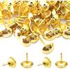 BetterJonny 500 Chiodi da Tappezzeria, BetterJonny Puntine per Tappezzeria in Oro Chiodi Tappezzeria Puntine Decorativo Bullette Borchie Decorative per Mobili Divani Poltrone Letti Sedie Vintage, 17 x 11mm