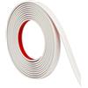 Orgthin Modanatura Adesiva Flessibile 3M - Bordo Decorativo in PVC Impermeabile per Pareti, Piastrelle, Battiscopa, Finestre, Mobili, Specchi, Soffitti, Pavimenti, Bricolage, Bianco