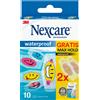3M CEROTTO NEXCARE WATERPROOF TATOO 10 PEZZI PROMO PACK + 2 CEROTTI NEXCARE MAX HOLD IN OMAGGIO