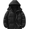 Generic Smanicato Uomo Invernale con Cappuccio Gilet Uomo in Tessuto Cappotto Lungo Imbottito Uomo Gilet per Cacciatori Giubbotto Pelle Slim Fit Cardigan con Cappuccio E Zip Giacca Bordeaux Uomo Abbinamenti