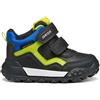 Geox B Trekkyup Boy B ABX, Scarpe da Ginnastica Bimbo 0-24, Black Fluo Green, 21 EU