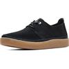 Clarks Oakpark Lace, Oxford Uomo, Camoscio Nero Nero, 42.5 EU