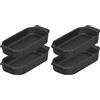 Enders® Set di 4 Ciotole per Tapas, in ghisa Smaltata, distribuzione Uniforme del Calore e stoccaggio, 4 x 9 x 19 x 3,5 cm #7931