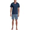 CALIDA Relax Streamline Pigiama, Blu (Insignia Blue), 46-48 Uomo