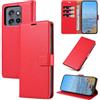 KKEIKO Cover per Motorola Edge 50 Neo/Moto S50 5G / ThinkPhone 25, Antiurto Custodia in PU Pelle con Blocco RFID, Magnetico Protettiva Cover per Motorola Edge 50 Neo, Rosso